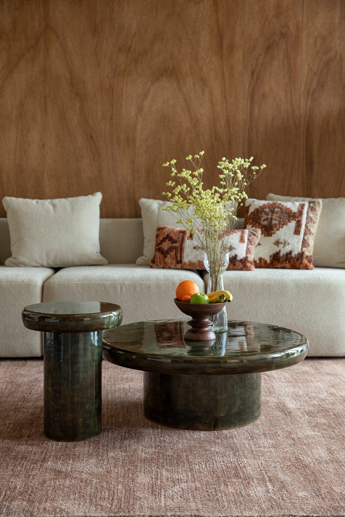 Couchtisch Mush 80 in Green präsentiert im Onlineshop von KAQTU Design AG. Couchtisch ist von Dutchbone