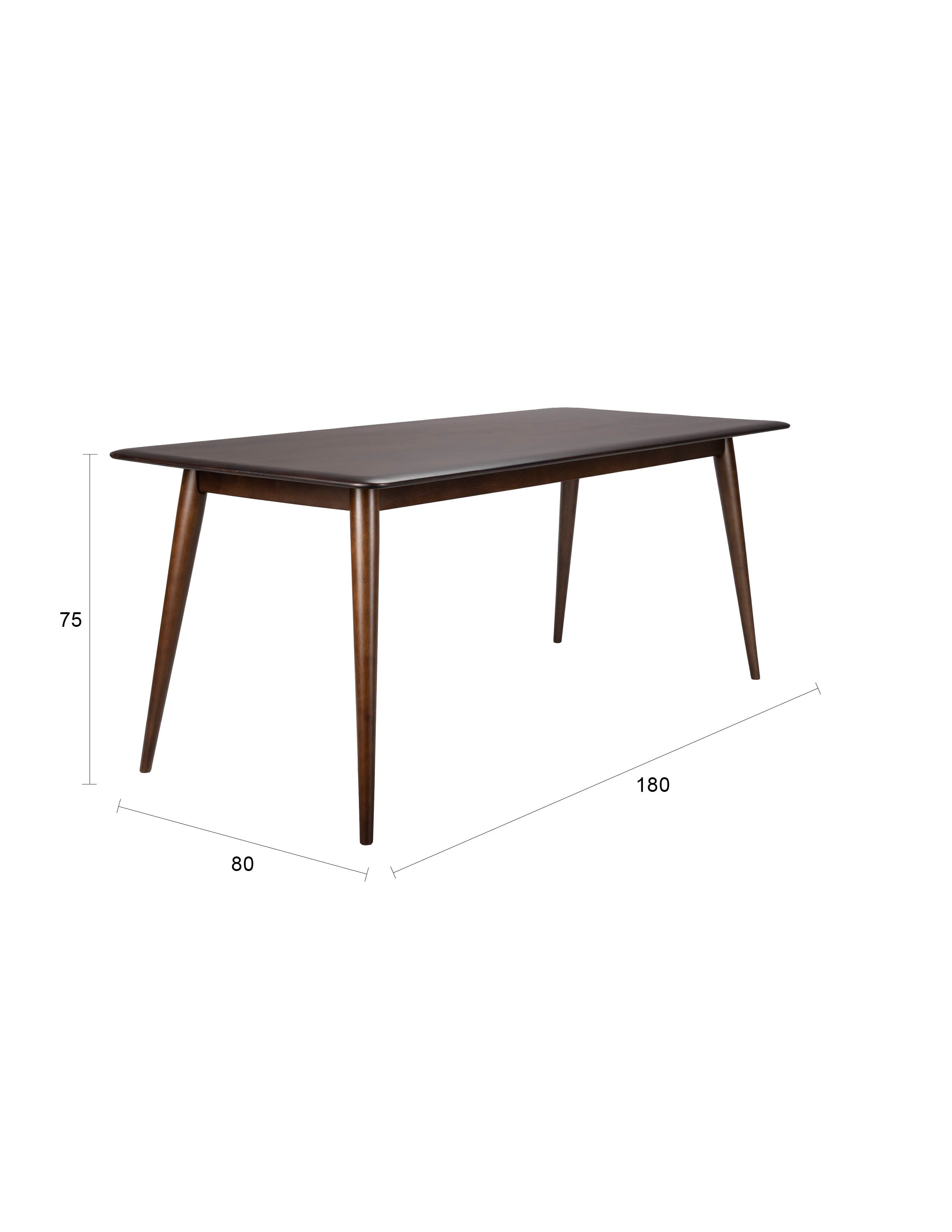Esstisch Elroy in Braun präsentiert im Onlineshop von KAQTU Design AG. Esstisch ist von Dutchbone