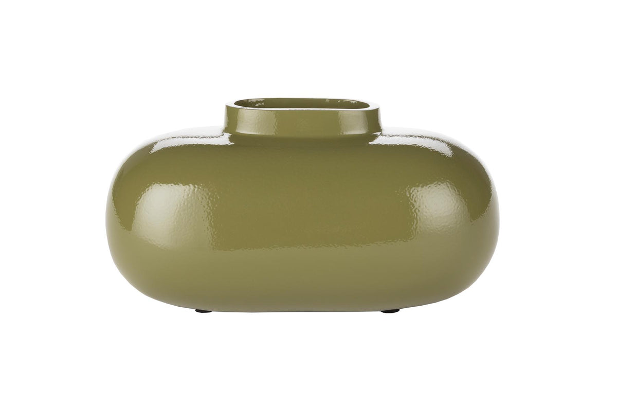 Vase Droplet in Grün präsentiert im Onlineshop von KAQTU Design AG. Vase ist von Dutchbone