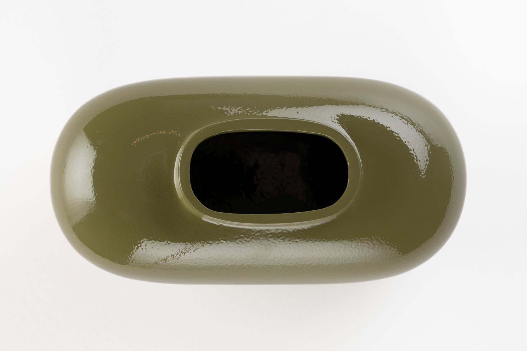 Vase Droplet in Grün präsentiert im Onlineshop von KAQTU Design AG. Vase ist von Dutchbone