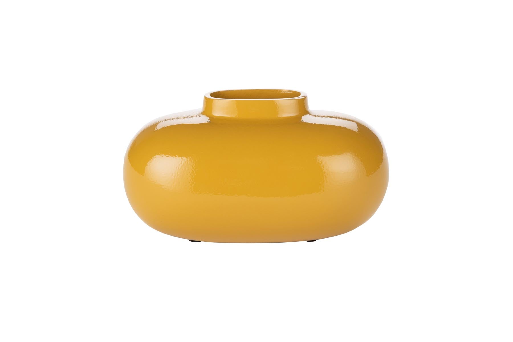 Vase Droplet in Gelb präsentiert im Onlineshop von KAQTU Design AG. Vase ist von Dutchbone