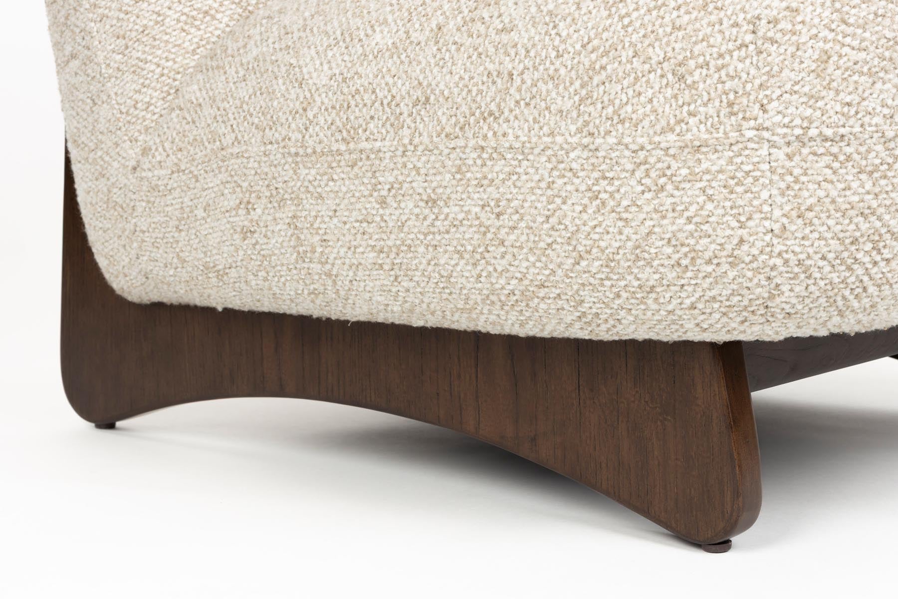 Sessel Loom in Beige präsentiert im Onlineshop von KAQTU Design AG. Sessel ist von Dutchbone