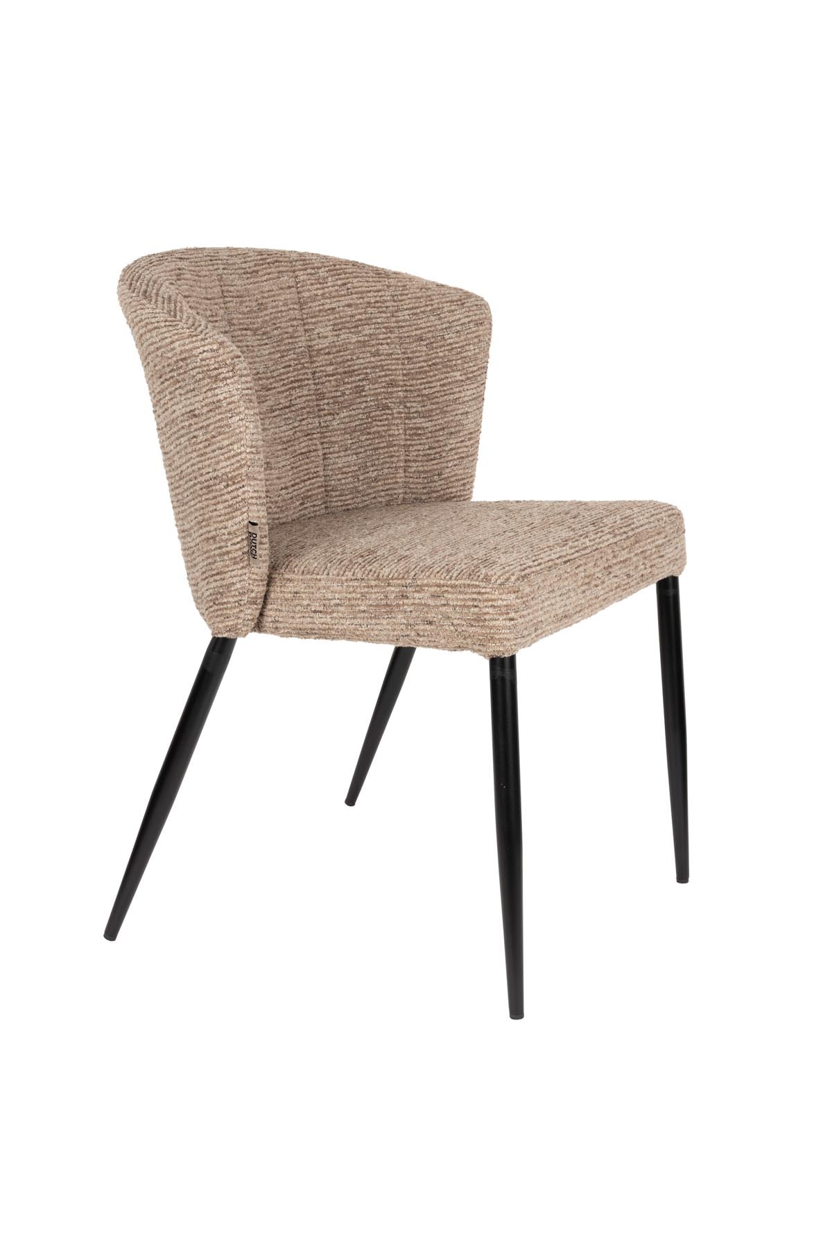 Stuhl Georgia in Braun präsentiert im Onlineshop von KAQTU Design AG. Stuhl ist von Dutchbone