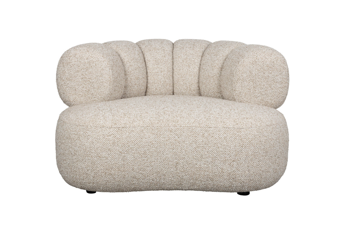 Sessel Duvane in Beige präsentiert im Onlineshop von KAQTU Design AG. Sessel ist von Dutchbone