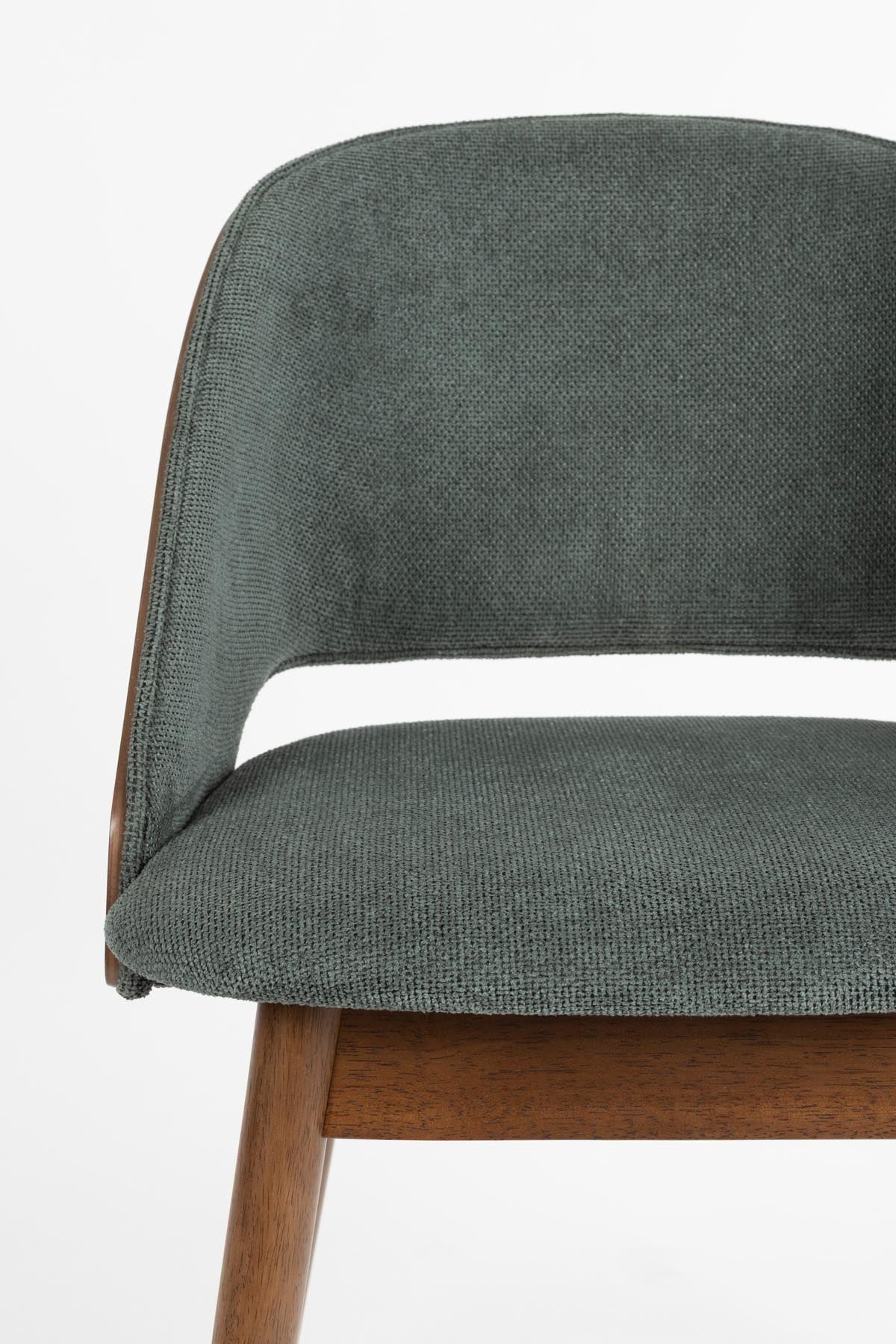 Stuhl Velore in Grün präsentiert im Onlineshop von KAQTU Design AG. Stuhl ist von Dutchbone