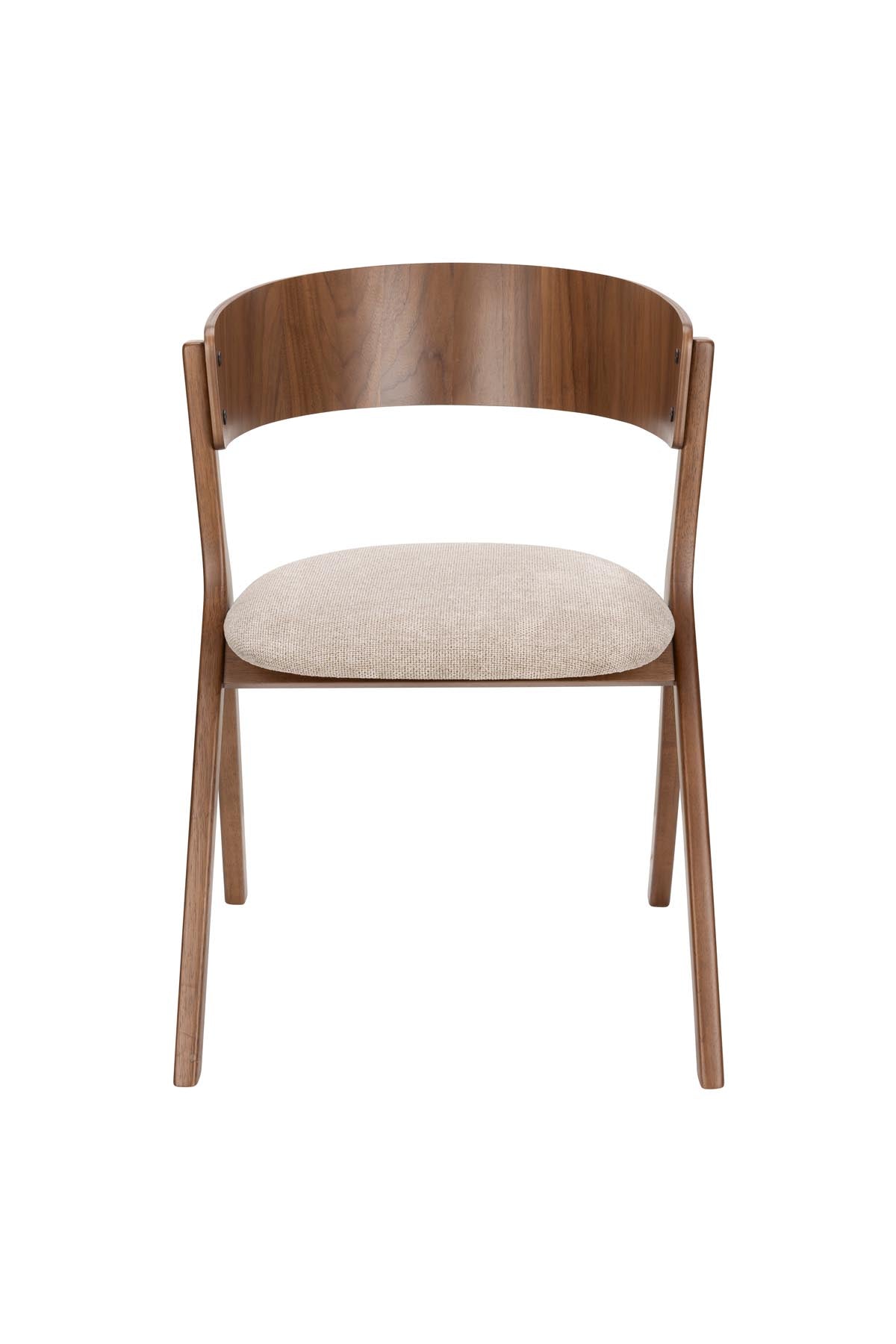 Stuhl Bresso in Beige präsentiert im Onlineshop von KAQTU Design AG. Stuhl ist von Dutchbone