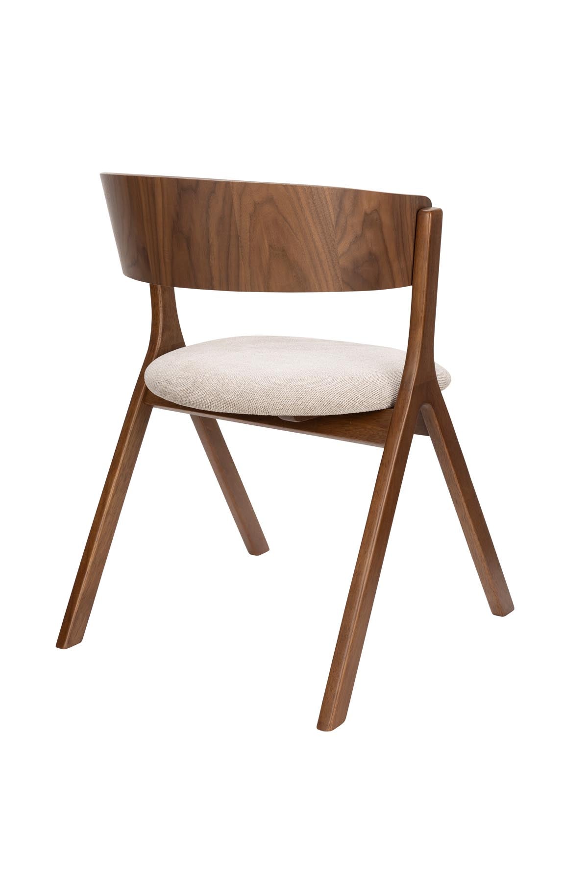 Stuhl Bresso in Beige präsentiert im Onlineshop von KAQTU Design AG. Stuhl ist von Dutchbone