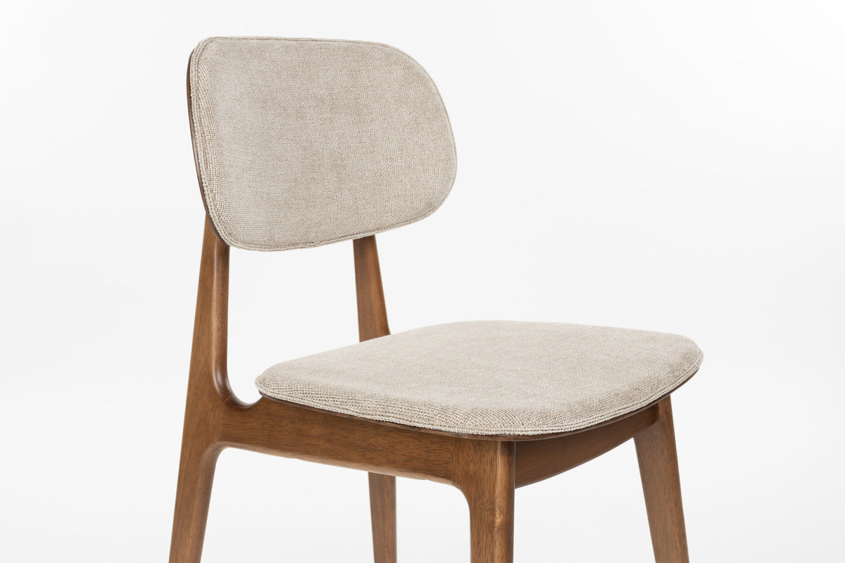 Stuhl Marais in Braun-Beige präsentiert im Onlineshop von KAQTU Design AG. Stuhl ist von Dutchbone