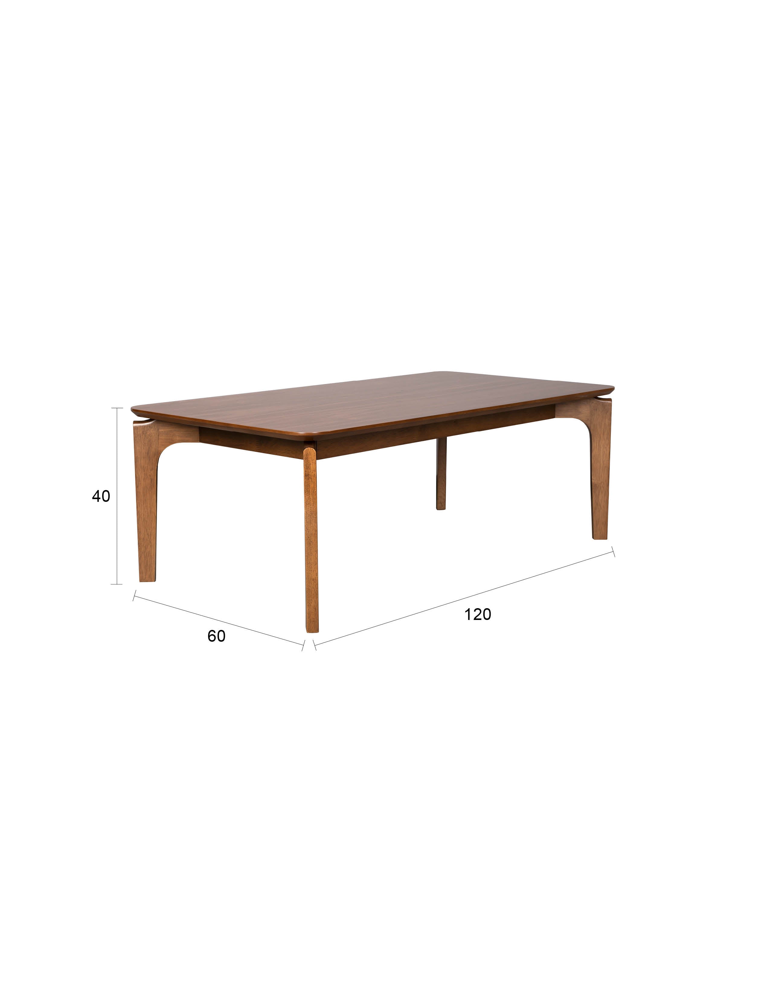 Kaffeetisch Savone in Braun präsentiert im Onlineshop von KAQTU Design AG. Couchtisch ist von Dutchbone