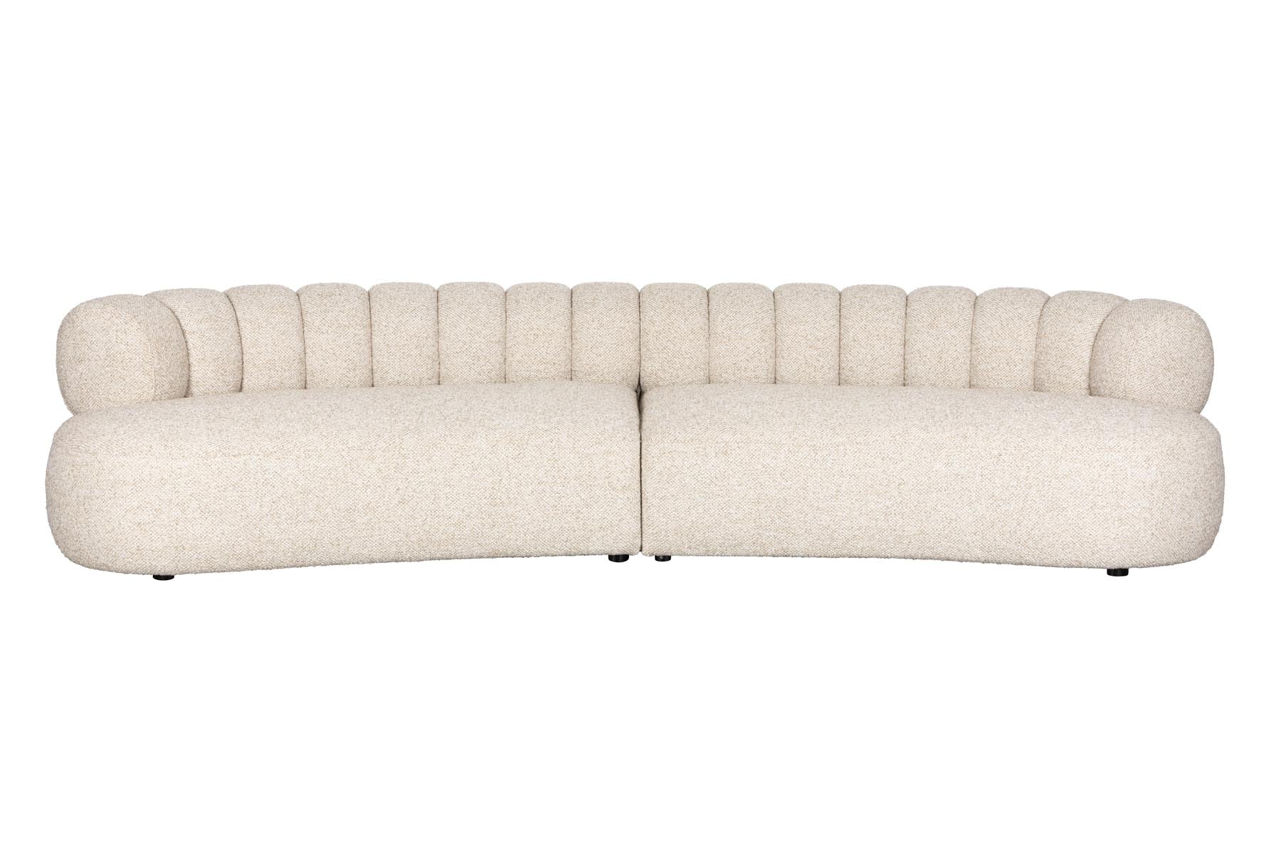 Sofa Duvane 4,5-Sitzer in Beige präsentiert im Onlineshop von KAQTU Design AG. 4er Sofa ist von Dutchbone