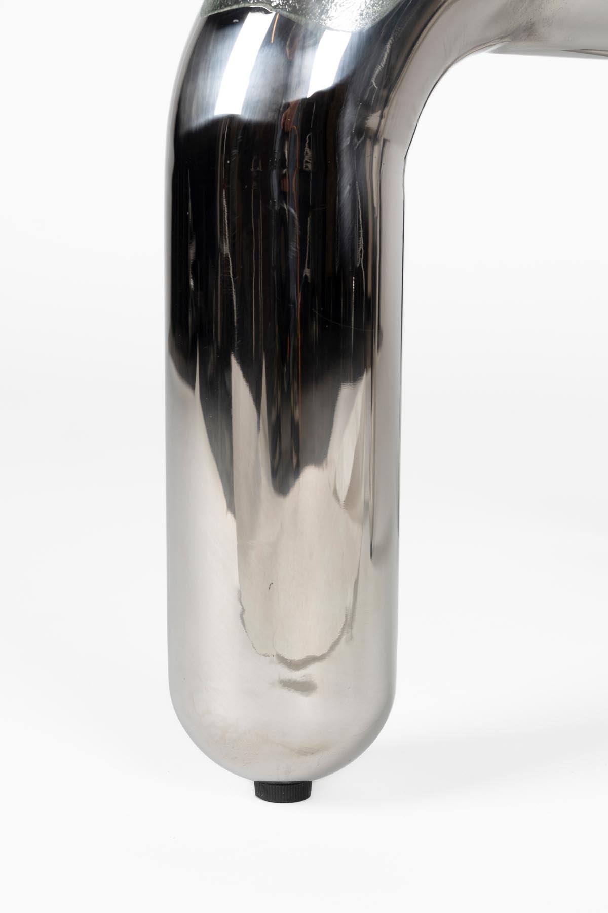 Beistelltisch Marly in Silber präsentiert im Onlineshop von KAQTU Design AG. Beistelltisch ist von Dutchbone