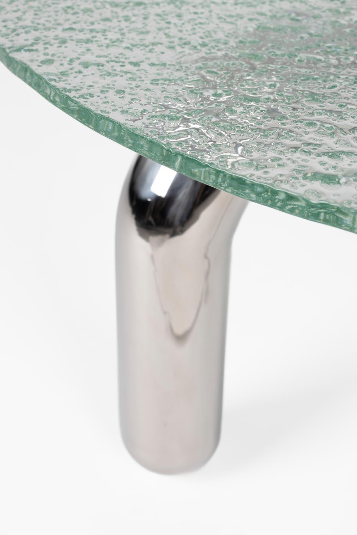 Kaffeetisch Marly in Silber präsentiert im Onlineshop von KAQTU Design AG. Couchtisch ist von Dutchbone