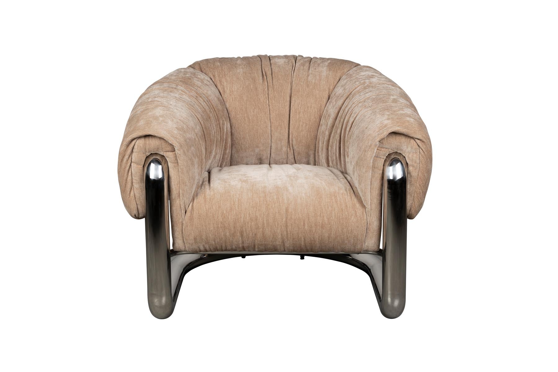 Sessel Marly in Silber präsentiert im Onlineshop von KAQTU Design AG. Sessel ist von Dutchbone