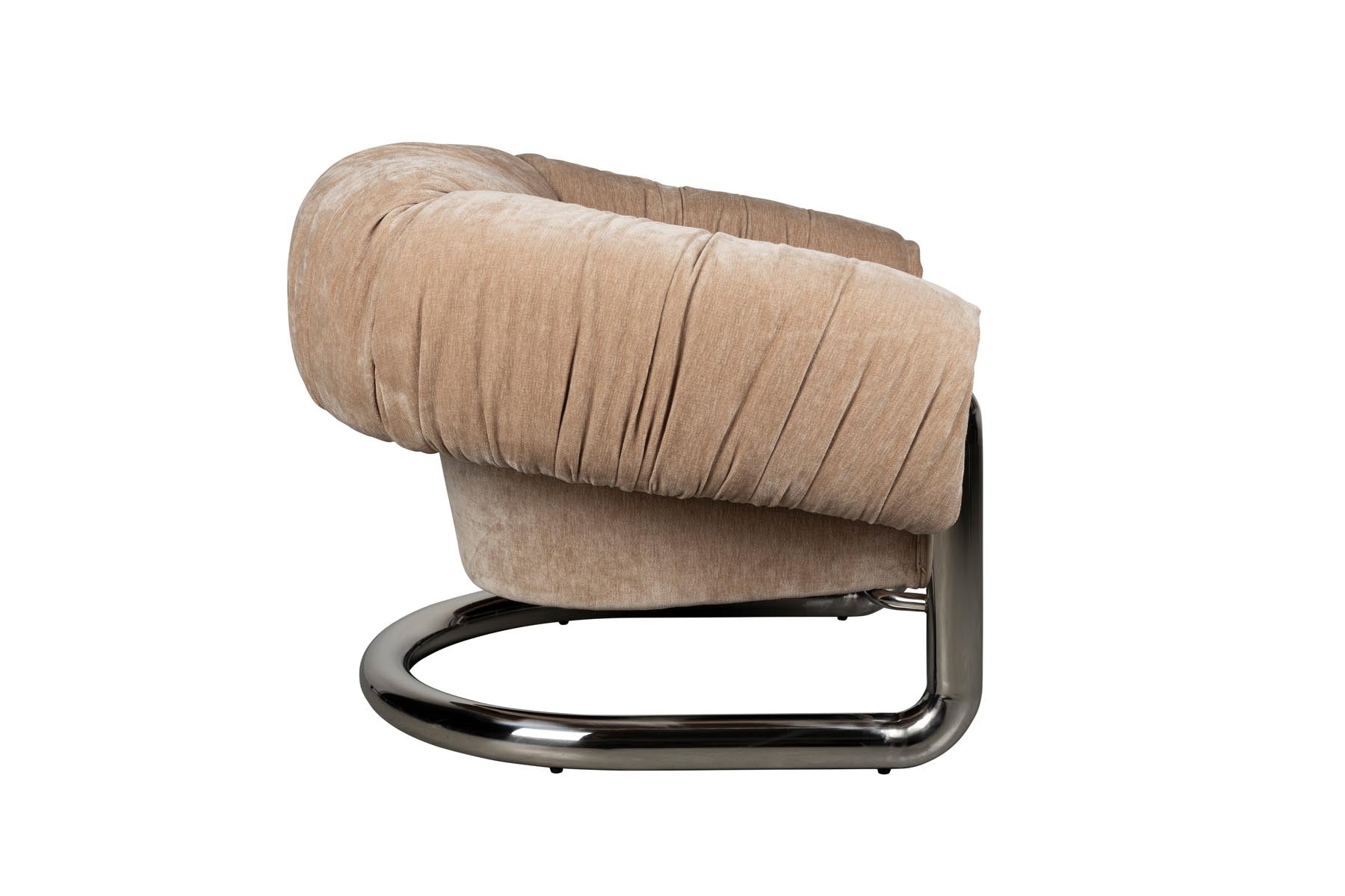 Sessel Marly in Silber präsentiert im Onlineshop von KAQTU Design AG. Sessel ist von Dutchbone