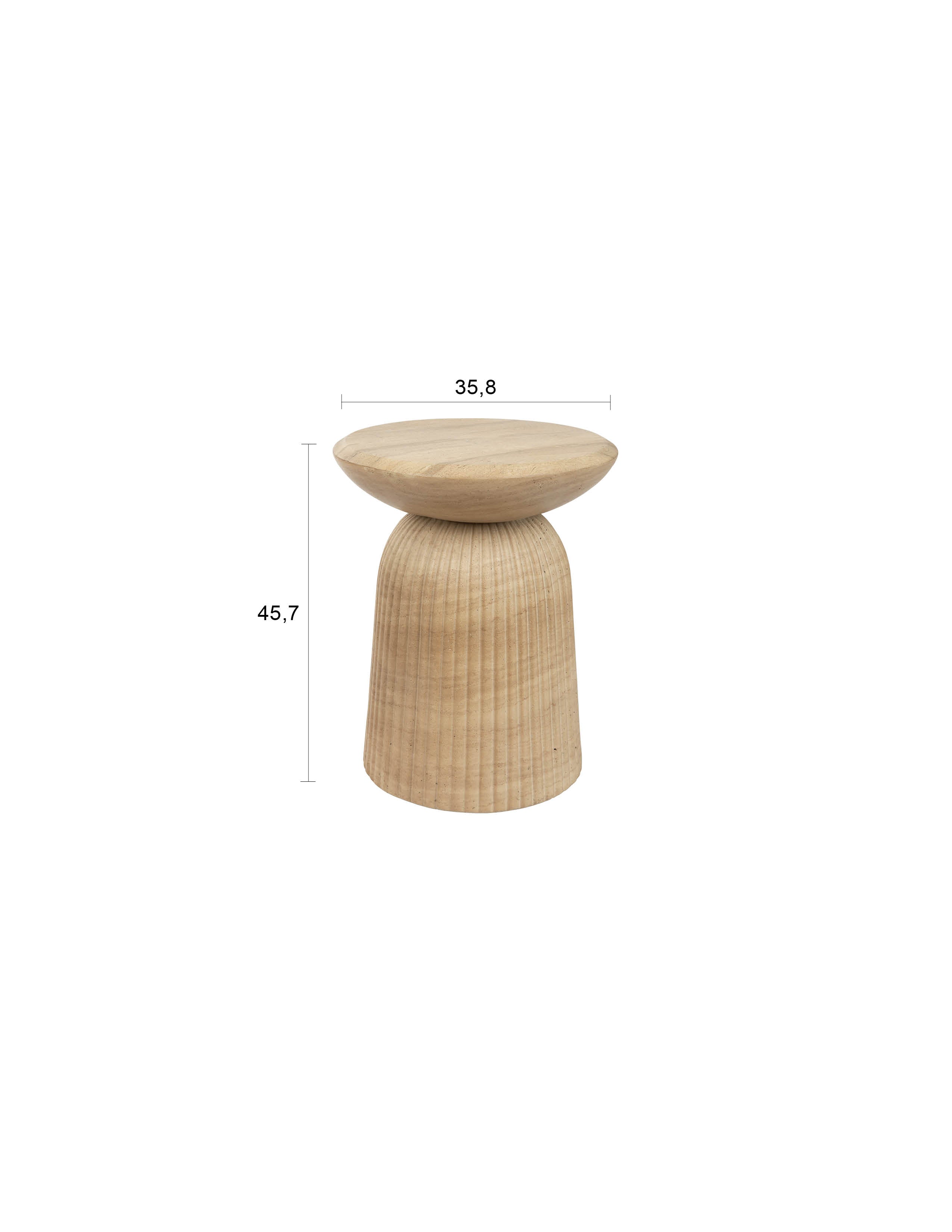 Hocker Brison in Grau präsentiert im Onlineshop von KAQTU Design AG. Hocker ist von Dutchbone