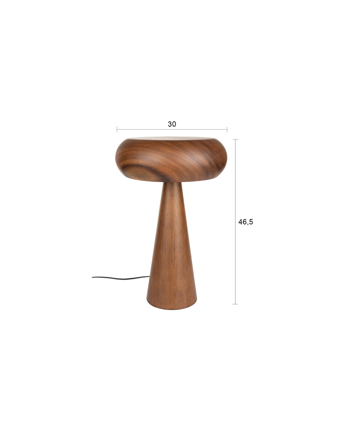 Tischlampe Morel in Braun präsentiert im Onlineshop von KAQTU Design AG. Tischleuchte ist von Dutchbone