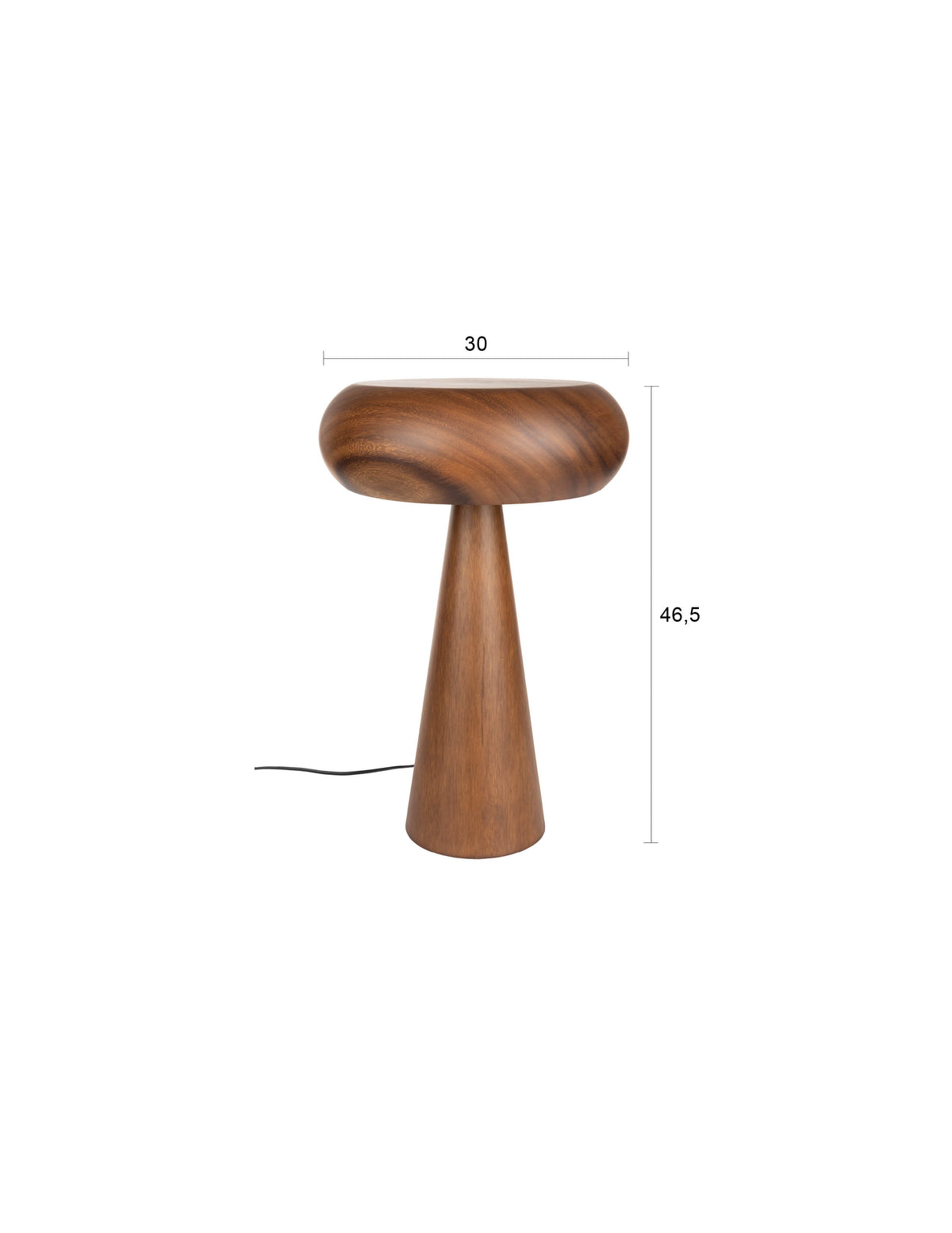 Tischlampe Morel in Braun präsentiert im Onlineshop von KAQTU Design AG. Tischleuchte ist von Dutchbone