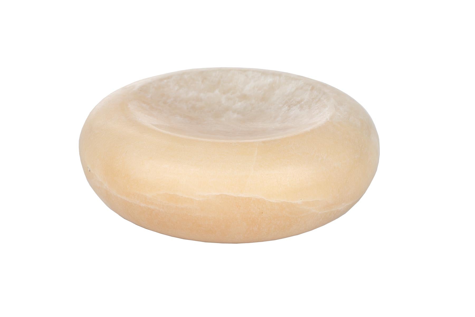 Tisch Onno in Gelb präsentiert im Onlineshop von KAQTU Design AG. Schale ist von Dutchbone