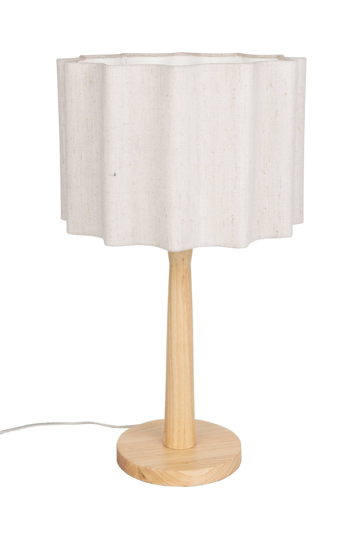Tischlampe Scallop in Natürlich präsentiert im Onlineshop von KAQTU Design AG. Tischleuchte ist von Dutchbone
