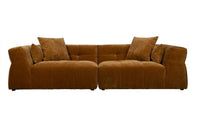 Sofa Hodge 4,5-seater Ochre