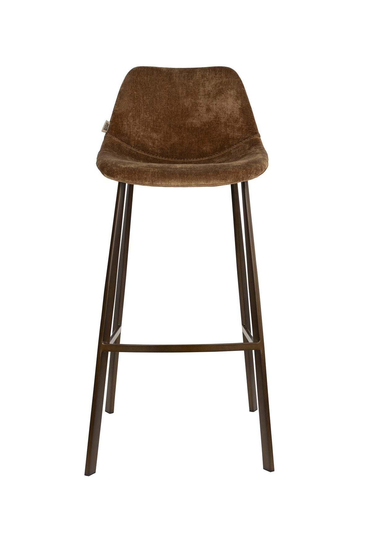 Barhocker Franky in Cognac präsentiert im Onlineshop von KAQTU Design AG. Barstuhl ist von Dutchbone