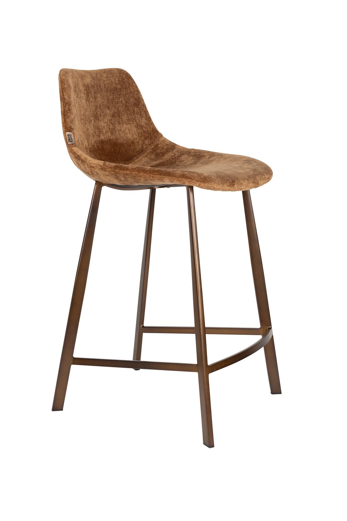 Barhocker Franky in Cognac präsentiert im Onlineshop von KAQTU Design AG. Barstuhl ist von Dutchbone