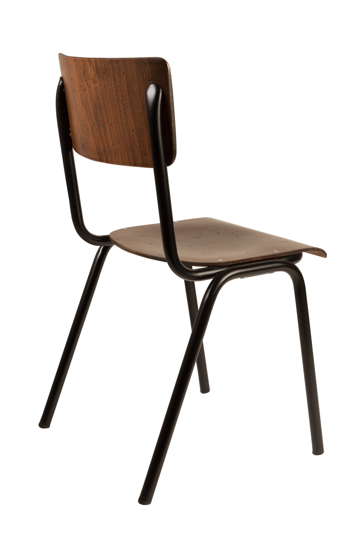 Stuhl Scuola in Braun präsentiert im Onlineshop von KAQTU Design AG. Stuhl ist von Dutchbone