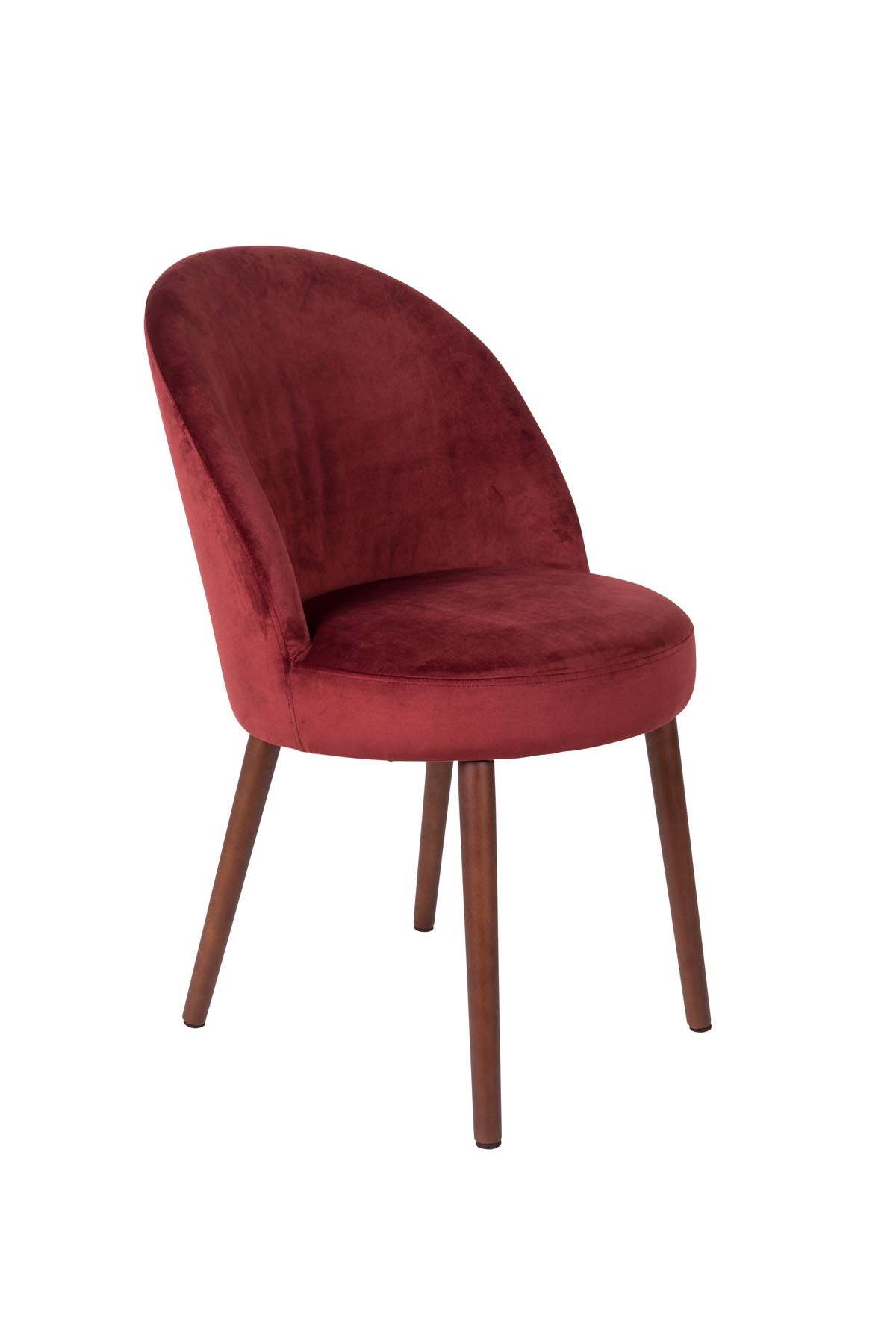 Stuhl Barbara in Rot präsentiert im Onlineshop von KAQTU Design AG. Stuhl ist von Dutchbone