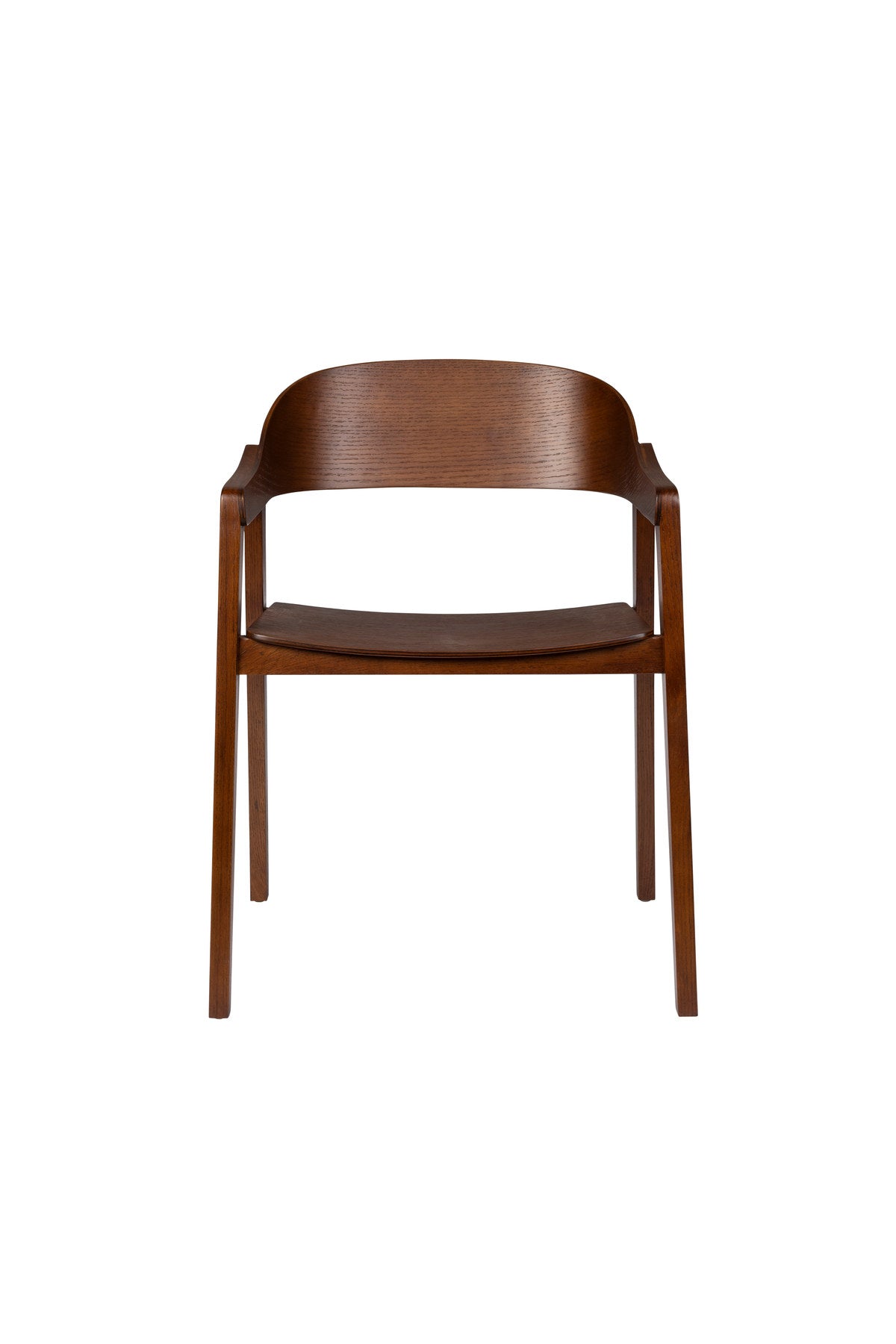 Stuhl Westlake in Walnuss präsentiert im Onlineshop von KAQTU Design AG. Stuhl mit Armlehne ist von Dutchbone