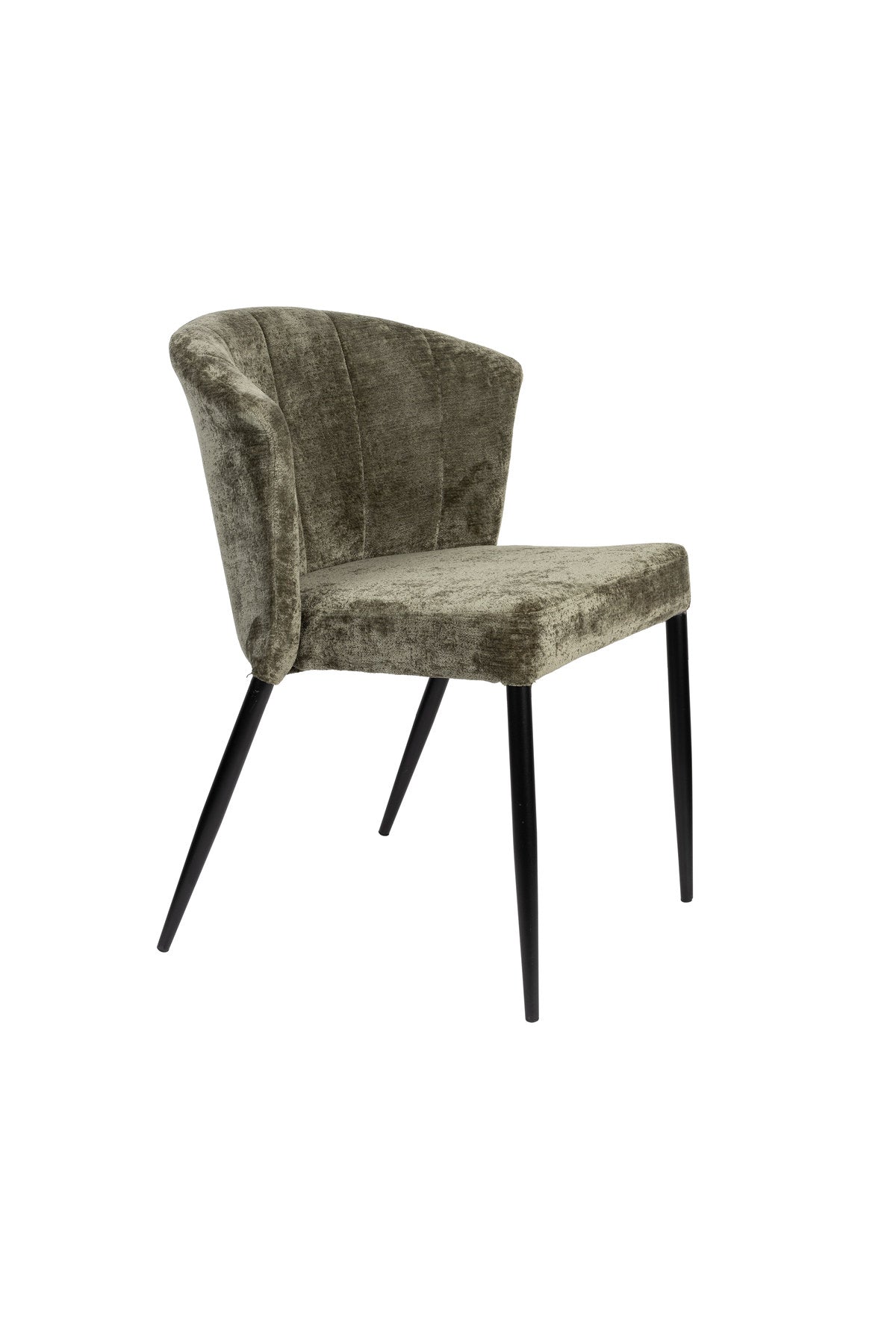 Stuhl Georgia Grün in Grün präsentiert im Onlineshop von KAQTU Design AG. Schalenstuhl ist von Dutchbone