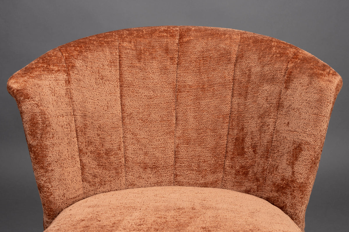 Stuhl Georgia Terra in Rot präsentiert im Onlineshop von KAQTU Design AG. Schalenstuhl ist von Dutchbone