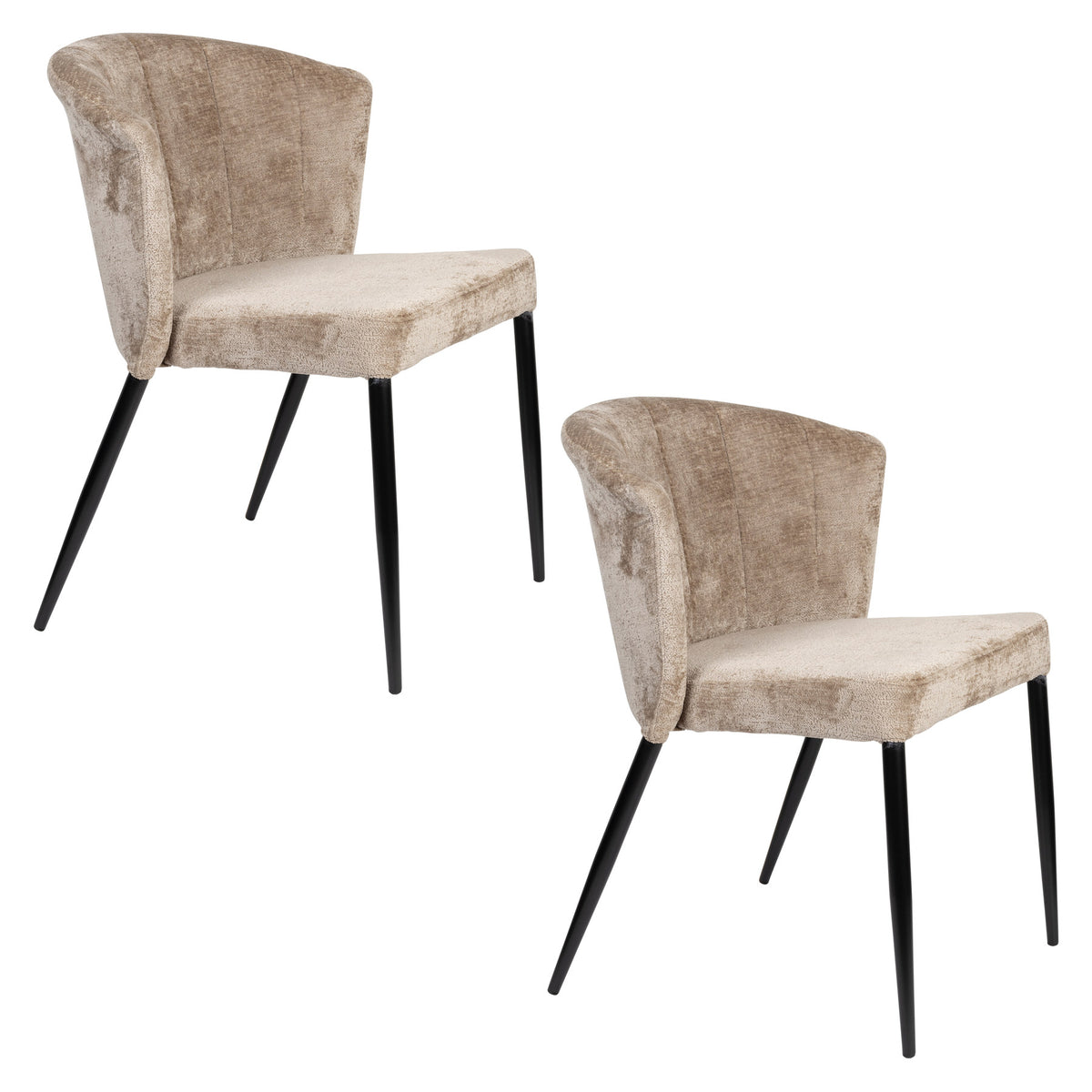 Stuhl Georgia Beige in Beige präsentiert im Onlineshop von KAQTU Design AG. Stuhl ist von Dutchbone