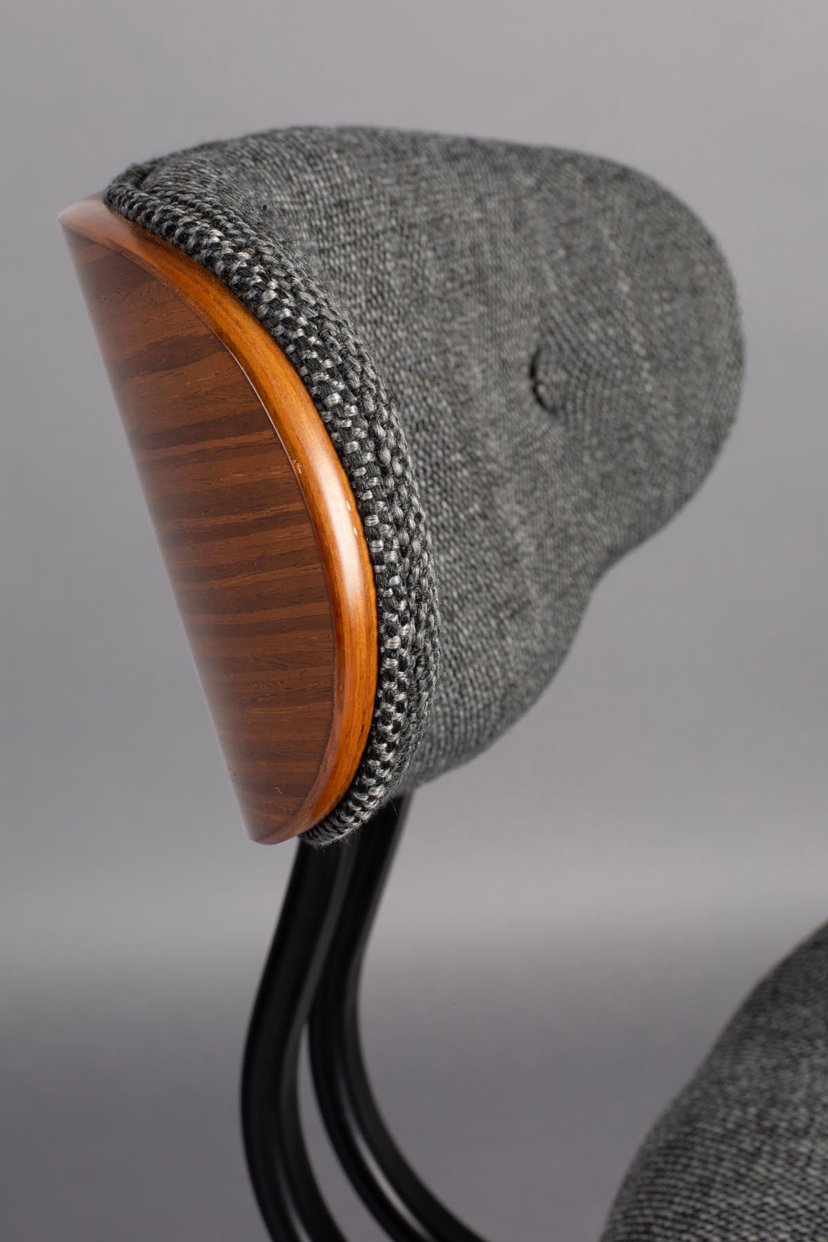 Stuhl Blackwood Grey in Schwarz präsentiert im Onlineshop von KAQTU Design AG. Schalenstuhl ist von Dutchbone