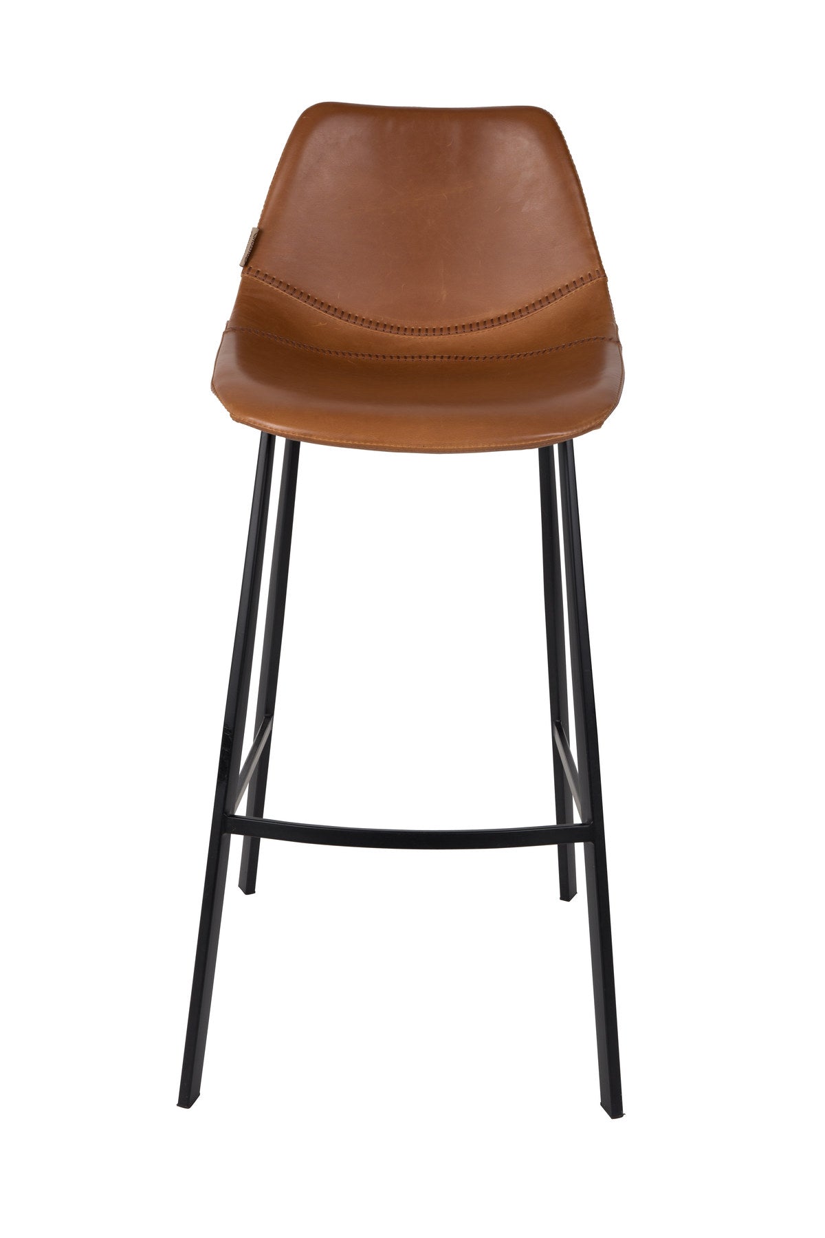 Barstuhl Franky in Braun / Kunstleder präsentiert im Onlineshop von KAQTU Design AG. Barstuhl ist von Dutchbone