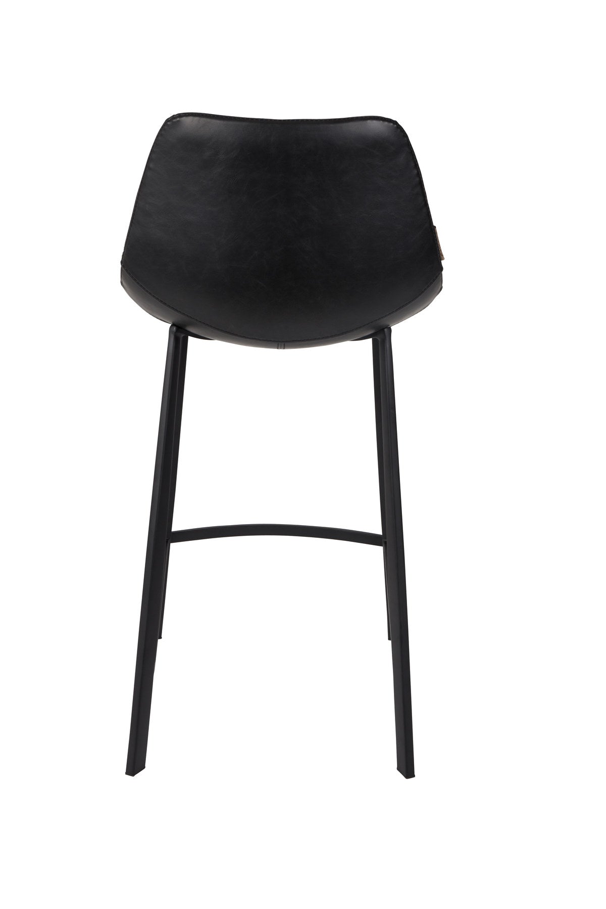 Barstuhl Franky in Schwarz / Kunstleder präsentiert im Onlineshop von KAQTU Design AG. Barstuhl ist von Dutchbone