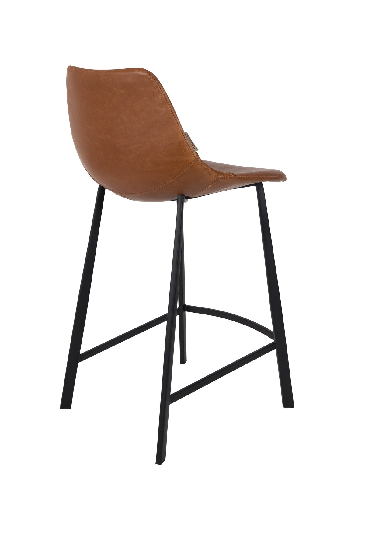 Barstuhl Franky in Braun / Kunstleder präsentiert im Onlineshop von KAQTU Design AG. Barstuhl ist von Dutchbone