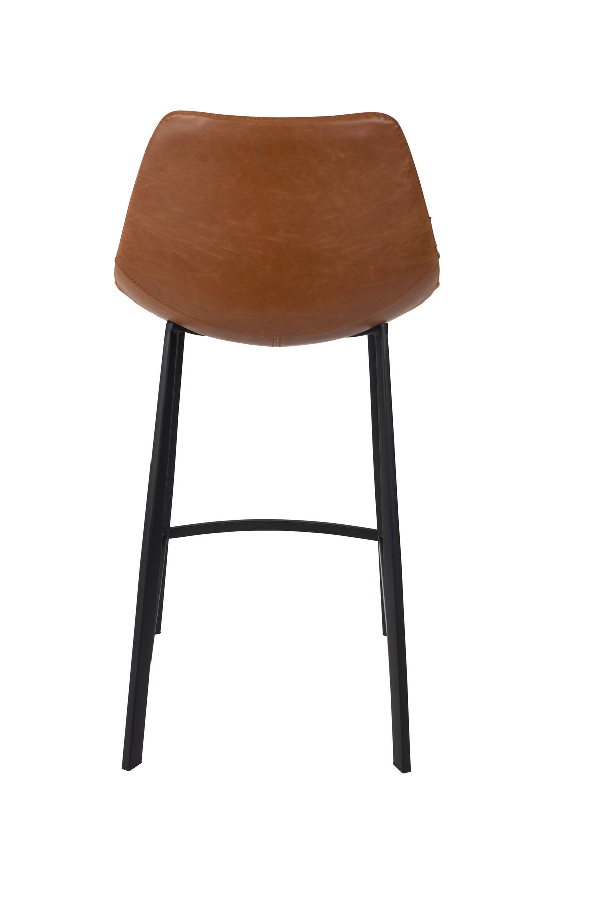 Barstuhl Franky in Braun / Kunstleder präsentiert im Onlineshop von KAQTU Design AG. Barstuhl ist von Dutchbone