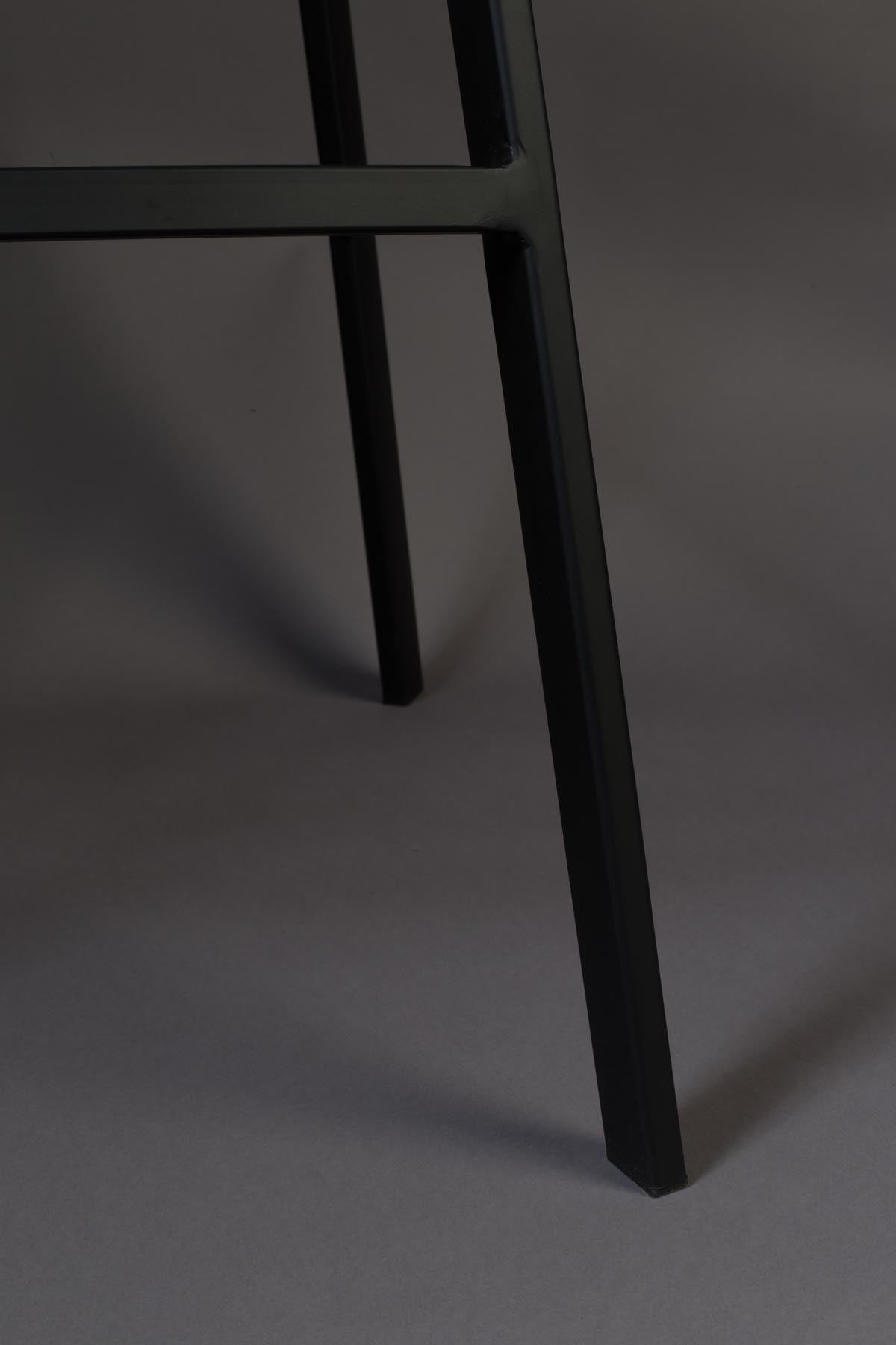 Barstuhl Franky Velvet in Petrol präsentiert im Onlineshop von KAQTU Design AG. Barstuhl ist von Dutchbone