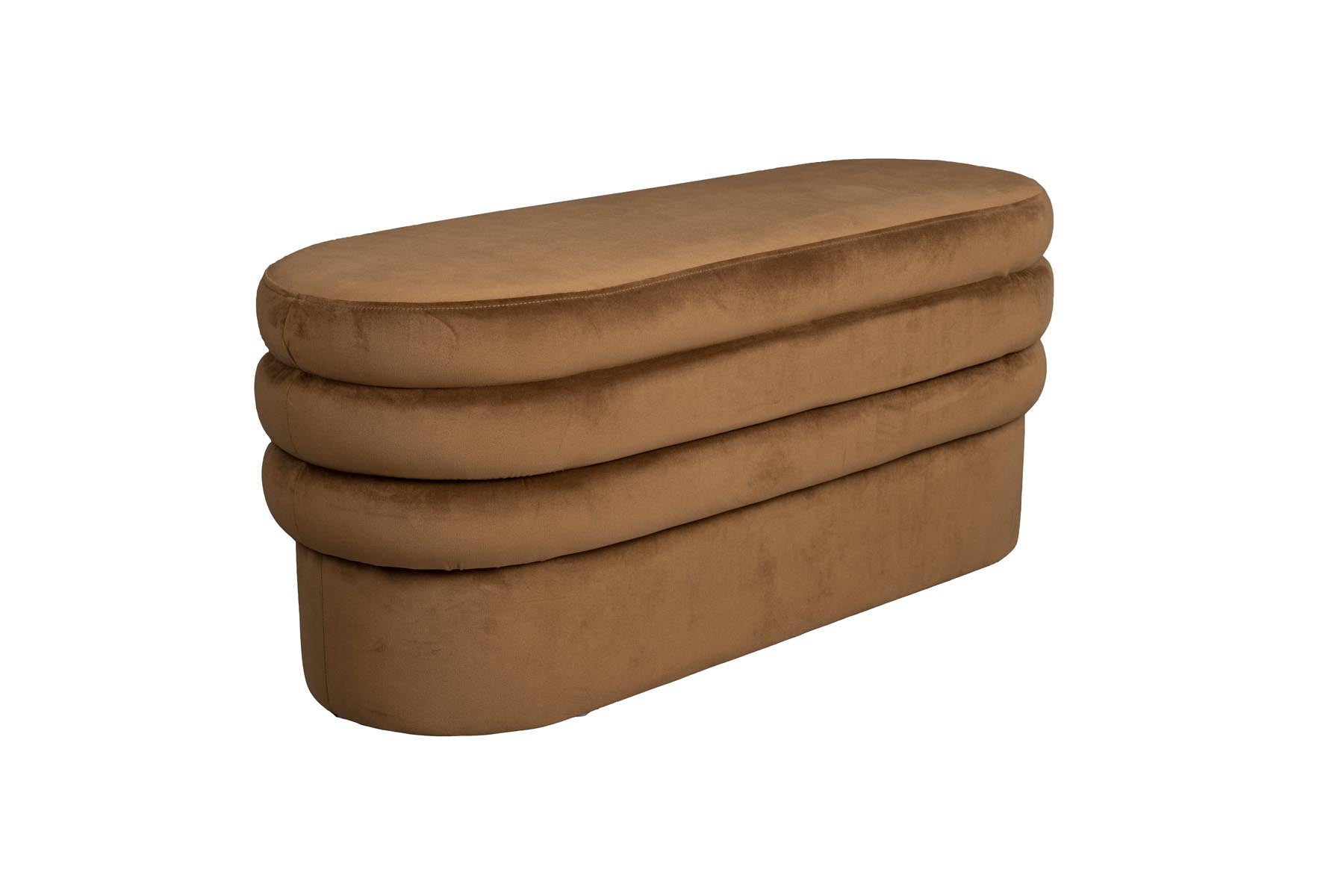 Bank Aditi in Braun präsentiert im Onlineshop von KAQTU Design AG. Sitzbank ist von Dutchbone