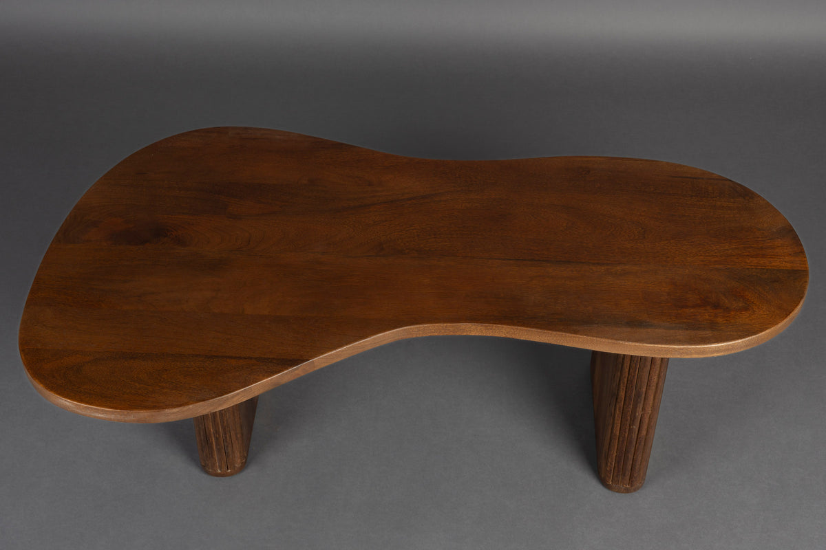 Coffee Table Tilon in Braun präsentiert im Onlineshop von KAQTU Design AG. Couchtisch ist von Dutchbone