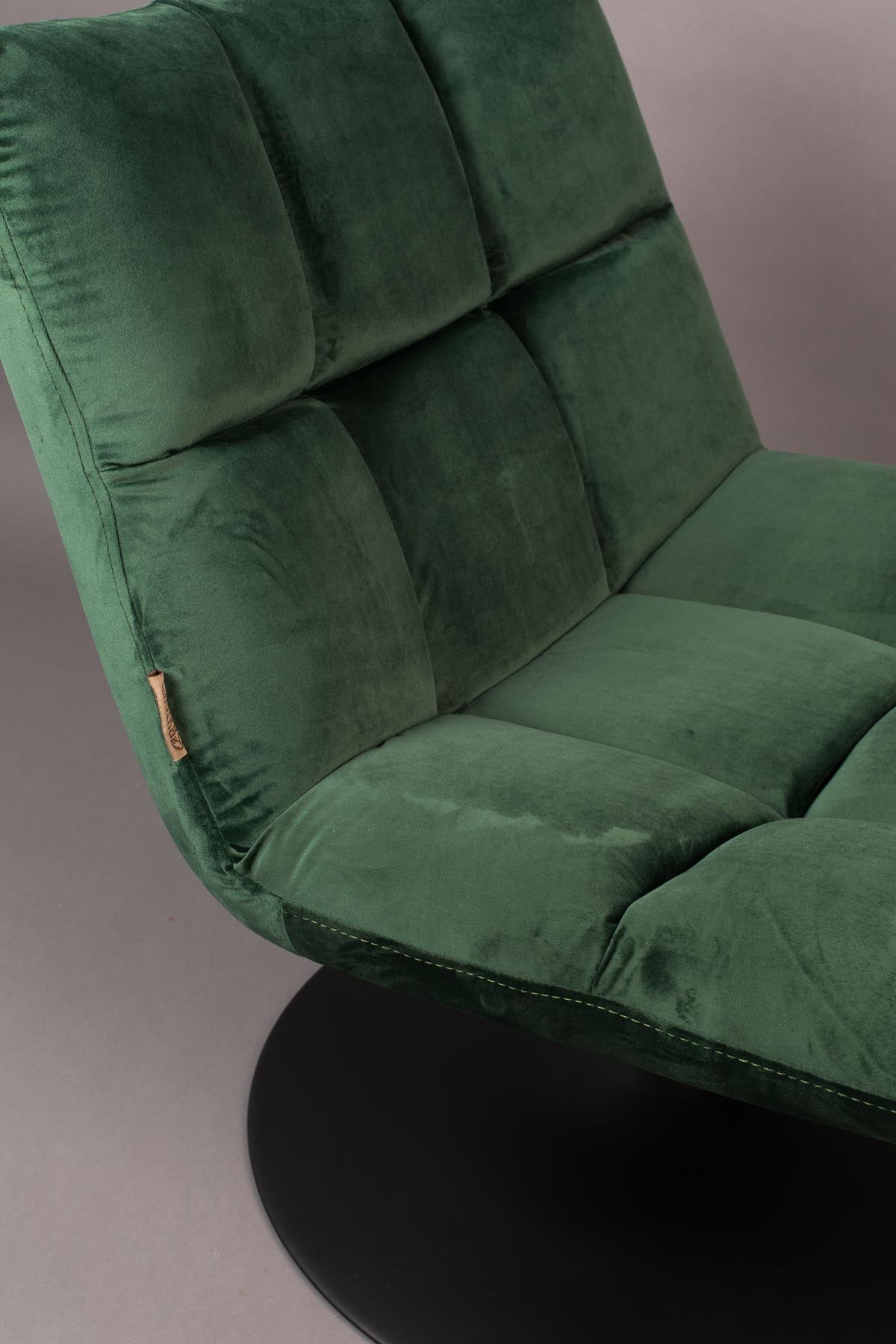 Loungesessel Bar Velvet in Grün präsentiert im Onlineshop von KAQTU Design AG. Sessel ist von Dutchbone