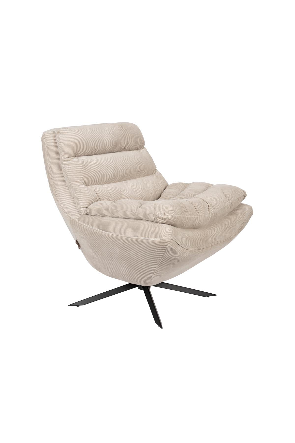 Loungesessel Vince in Beige präsentiert im Onlineshop von KAQTU Design AG. Sessel ist von Dutchbone