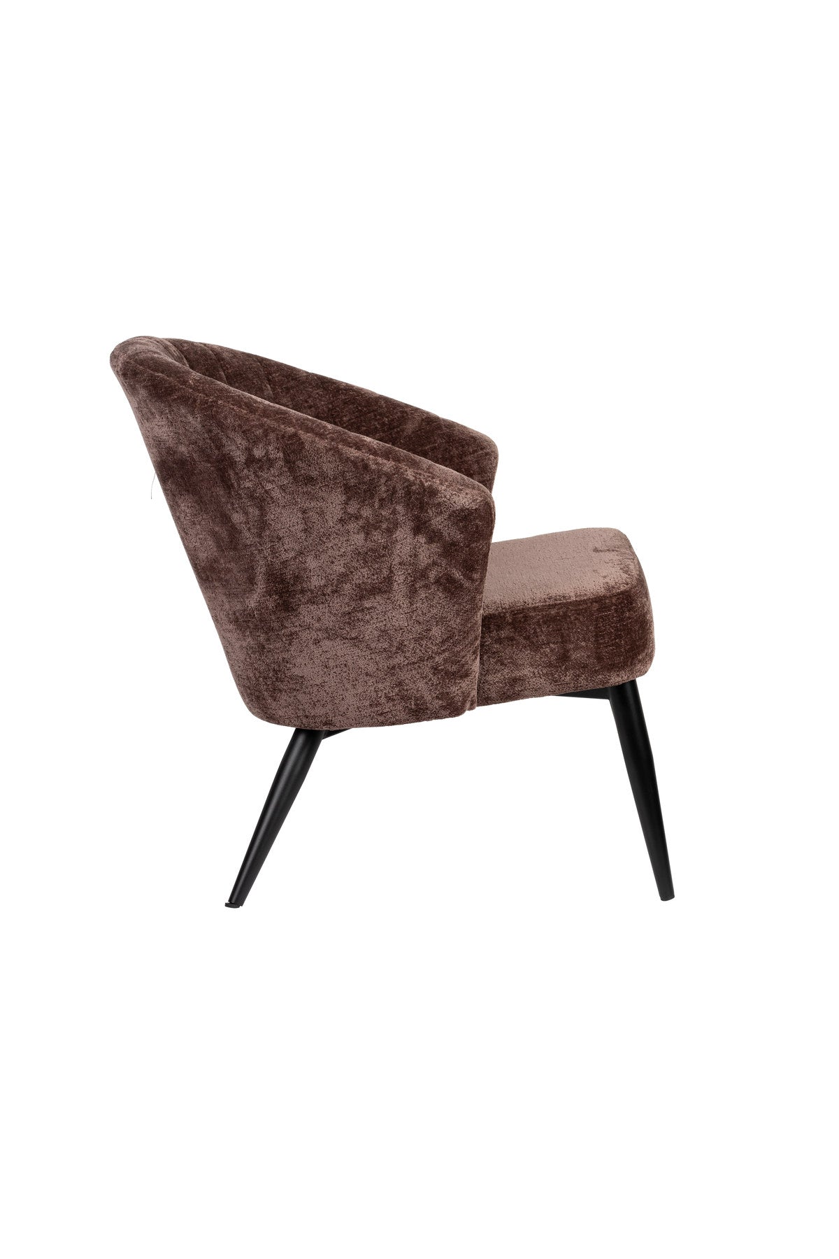 Loungesessel Georgia Lila in Lila präsentiert im Onlineshop von KAQTU Design AG. Sessel mit Armlehnen ist von Dutchbone