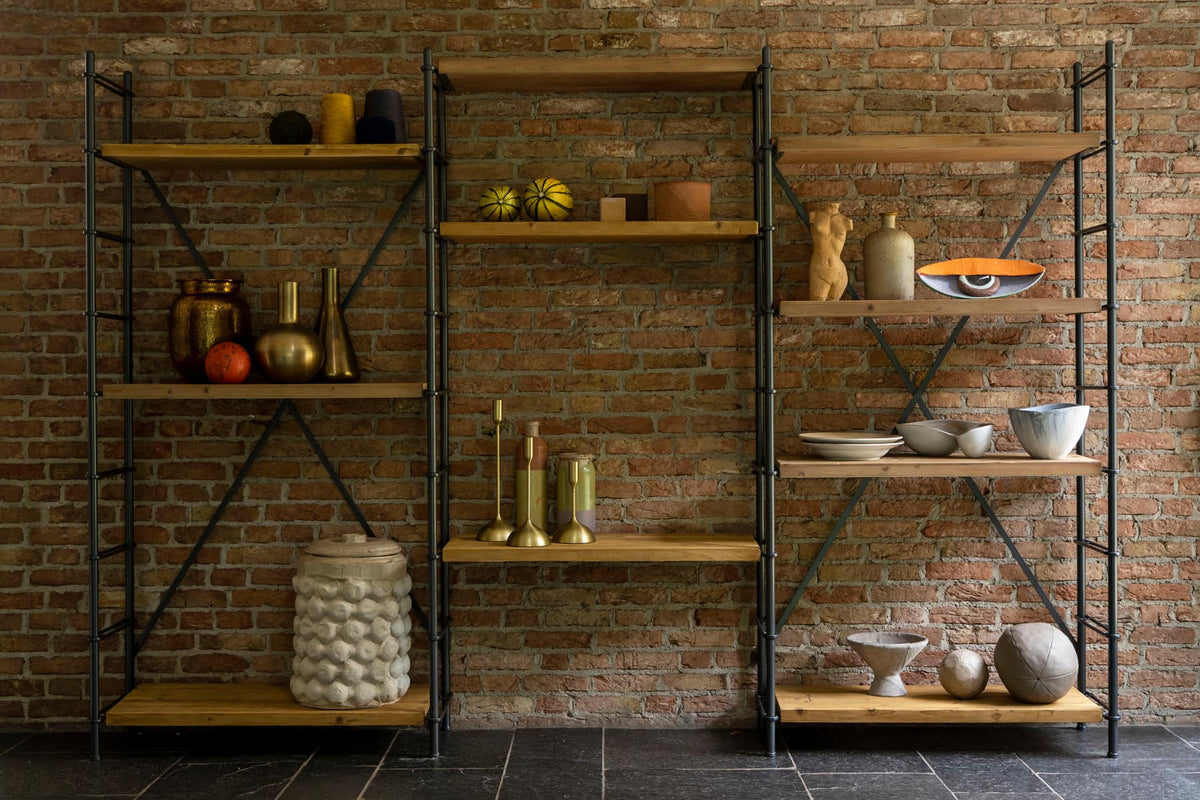 Regal Iron in Braun präsentiert im Onlineshop von KAQTU Design AG. Cabinet ist von Dutchbone