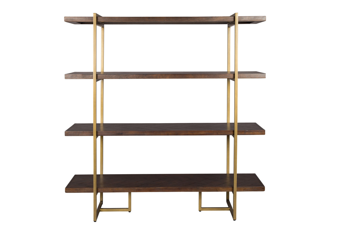 Regal Class in Braun/Messing präsentiert im Onlineshop von KAQTU Design AG. Cabinet ist von Dutchbone