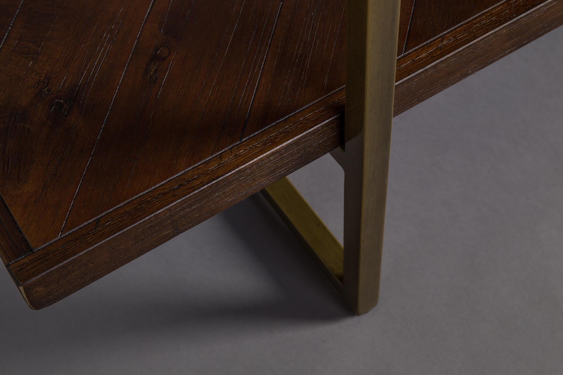 Regal Class in Braun/Messing präsentiert im Onlineshop von KAQTU Design AG. Cabinet ist von Dutchbone