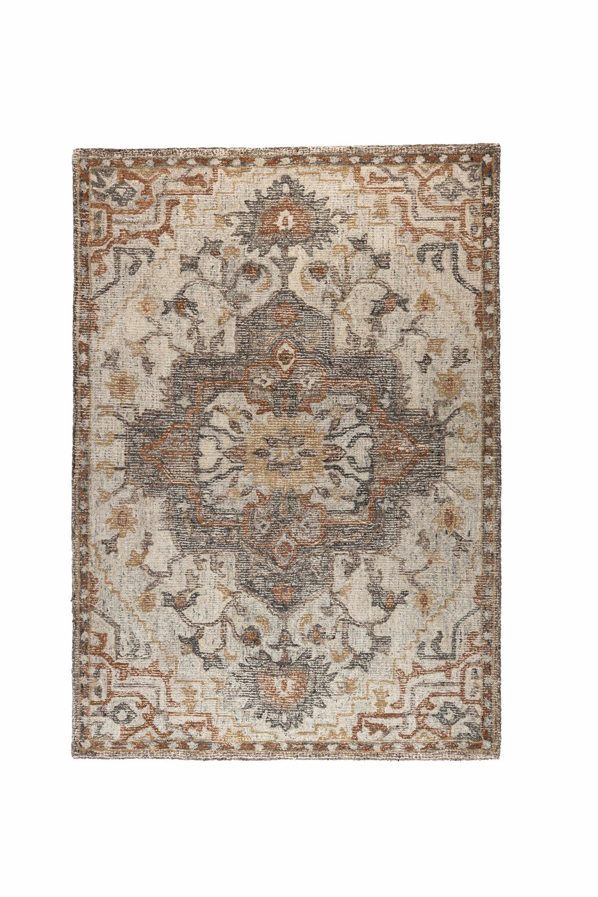 Teppich Amori in Grau präsentiert im Onlineshop von KAQTU Design AG. Teppich ist von Dutchbone