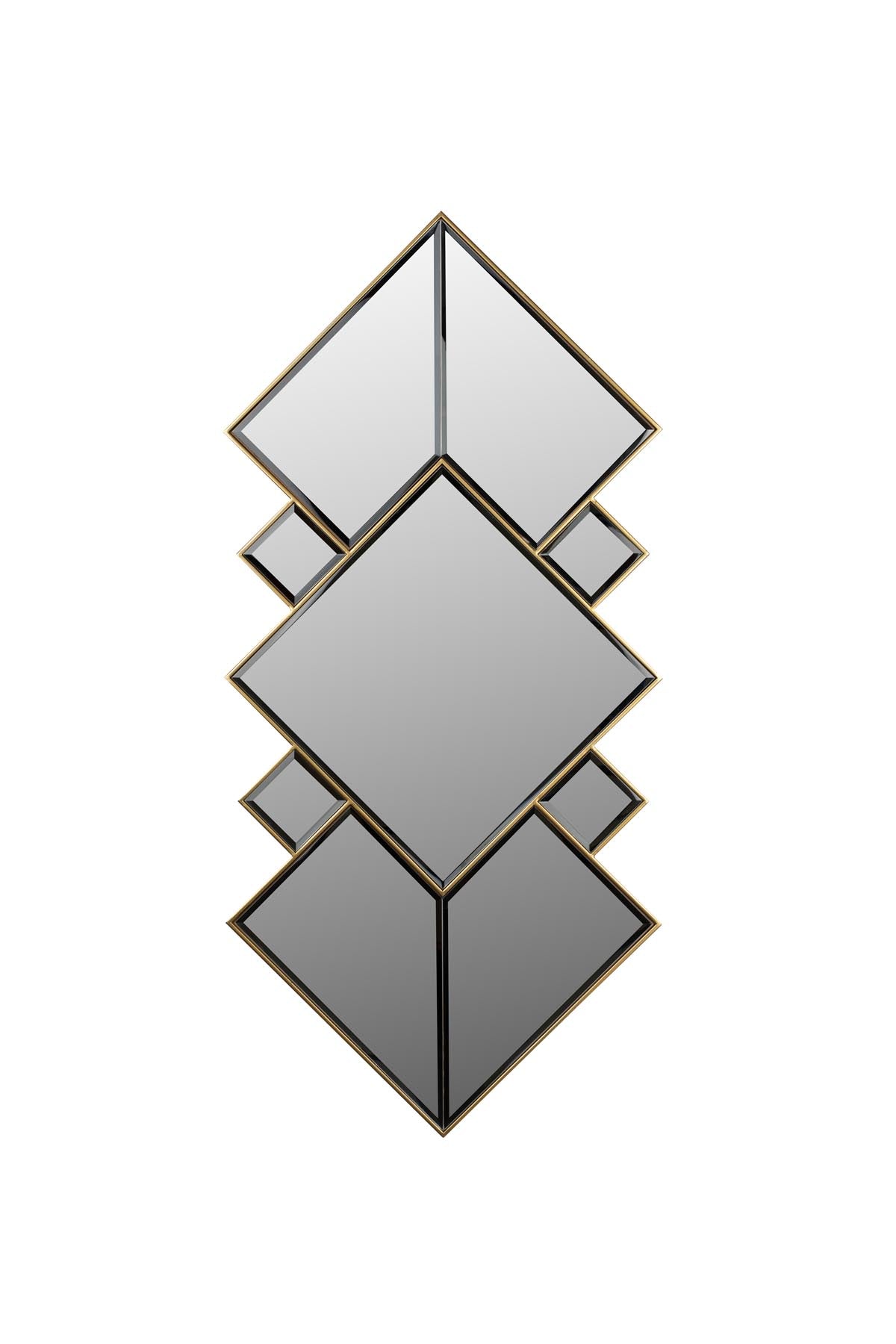 Spiegel Miyu in Gold präsentiert im Onlineshop von KAQTU Design AG. Wandspiegel ist von Dutchbone