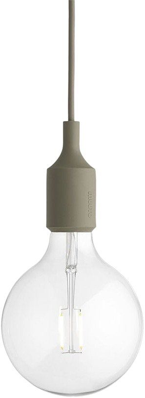 E27 Pendelleuchte in Olive präsentiert im Onlineshop von KAQTU Design AG. Pendelleuchte ist von Muuto