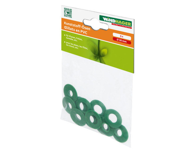 WINDHAGER Oesen zur Selbstmontage 6 Stk. in Grün präsentiert im Onlineshop von KAQTU Design AG. Gartenpflege ist von WINDHAGER